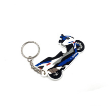 Hot Selling Custom 2D Soft PVC Keychain Silicone Key Chain Promotional Soft Rubber Keyring